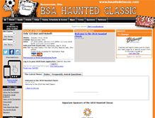 Tablet Screenshot of hauntedclassic.com